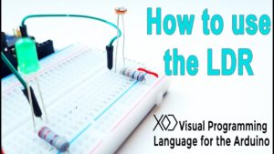 Leia mais sobre o artigo 05# Arduino Visual Programming | How to use the LDR (photoresistor) | XOD