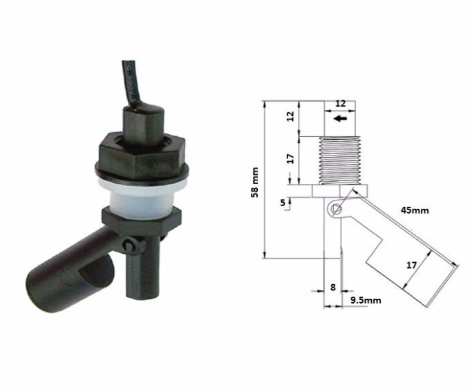 Boia Sensor Nivel Lateral Magnetico Agua - Image 2