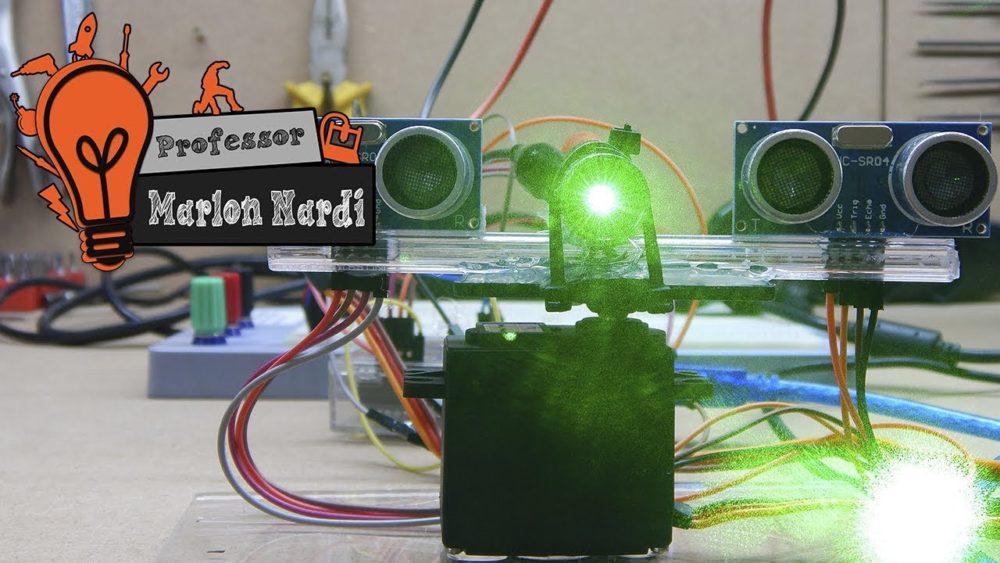 Você está visualizando atualmente Como Fazer um Robô de Mira a Laser Automático com Arduino – Robô Que te Segue