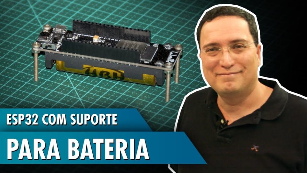 Leia mais sobre o artigo ESP32 com suporte para bateria