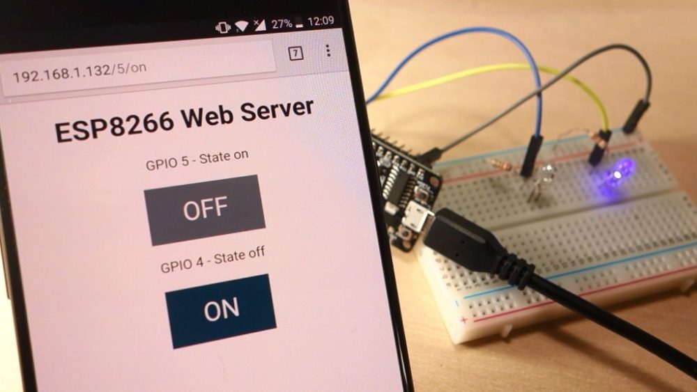 Você está visualizando atualmente Build an ESP8266 Web Server – Code and Schematics