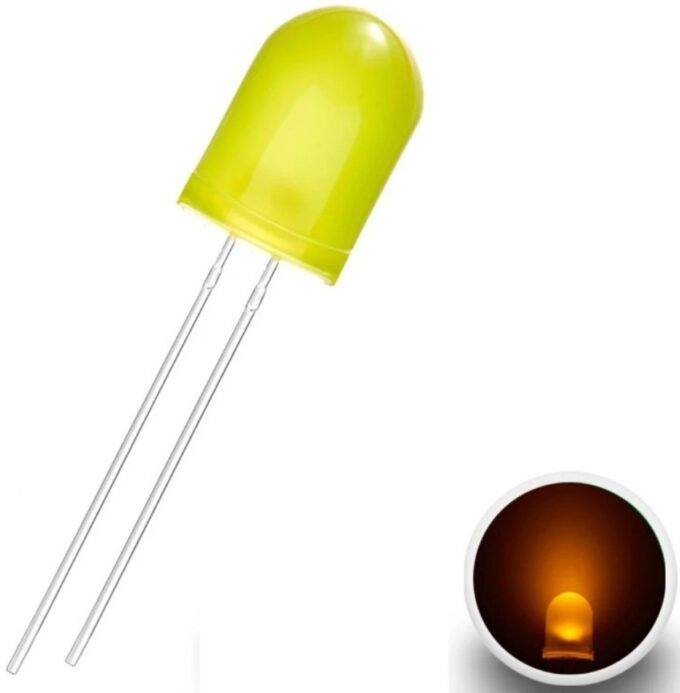 Led difuso 10mm amarelo - Image 3