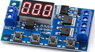 DC 5-36V Digital LED Relé Board Dual-MOS Trigger Ciclo Temporização Circuito Interruptor Temporizador Módulo de Atraso