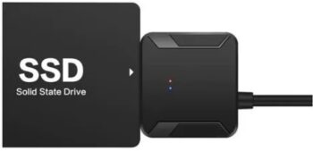 Cabo Usb 3.0 Adaptador Para Hd Sata 2.5 E 3.5 Com Fonte 12v