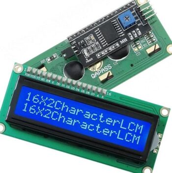 Módulo Display 16x2 c/ Backlight Azul com Módulo I2C