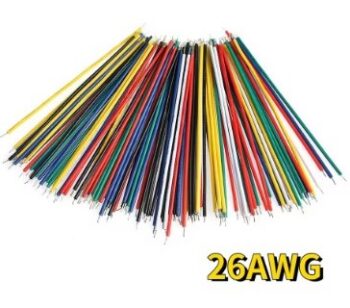 Jumper 26awg 7,8cm cabo de solda flexível