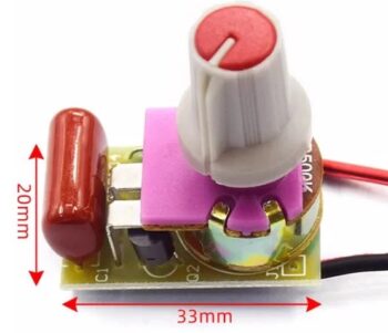 Módulo dimmer regulador de velocidade para Arduino 220V 100W