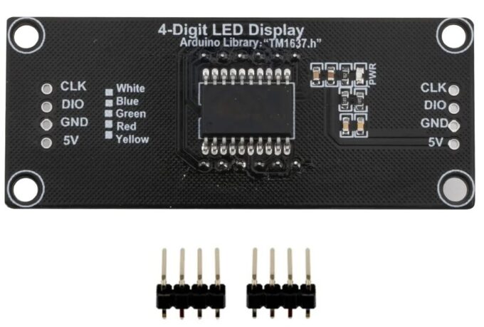 Módulo Display 7 Segmentos 4 dígitos - TM1637 - Imagem 2
