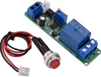 Módulo relé de atraso de tempo 12V 10A ( 1 a 10S )