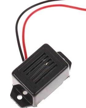 Mini Campainha De Alarme Eletrônico 2315 Mecânica Ativa DC 3V e 12V
