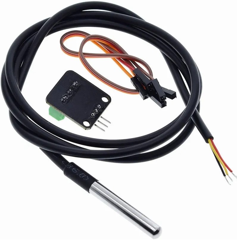 Kit De Módulo De Sensor De Temperatura Ds18b20 À Prova D'água - Imagem 3