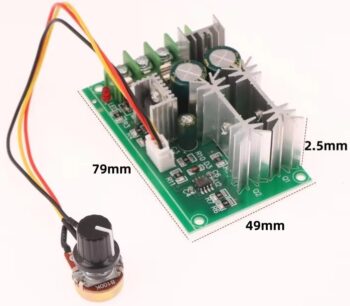 Módulo PWM DC Regulador De Corrente 20A Controlador De Velocidade