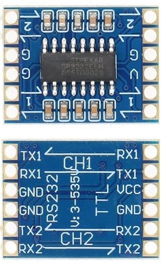 Mini módulo SP3232 TTL serial para RS232 Conversor De Linha
