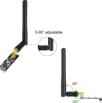Módulo NRF24L01 + PA + LNA Transceptor + Adaptador de Fuga com 3.3V
